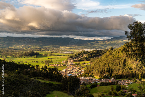 Colombian views in the valley of Nemocón