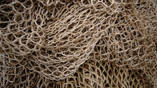 rustic network stacked as background