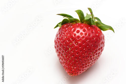 fresh tasty strawberry isolated on white background