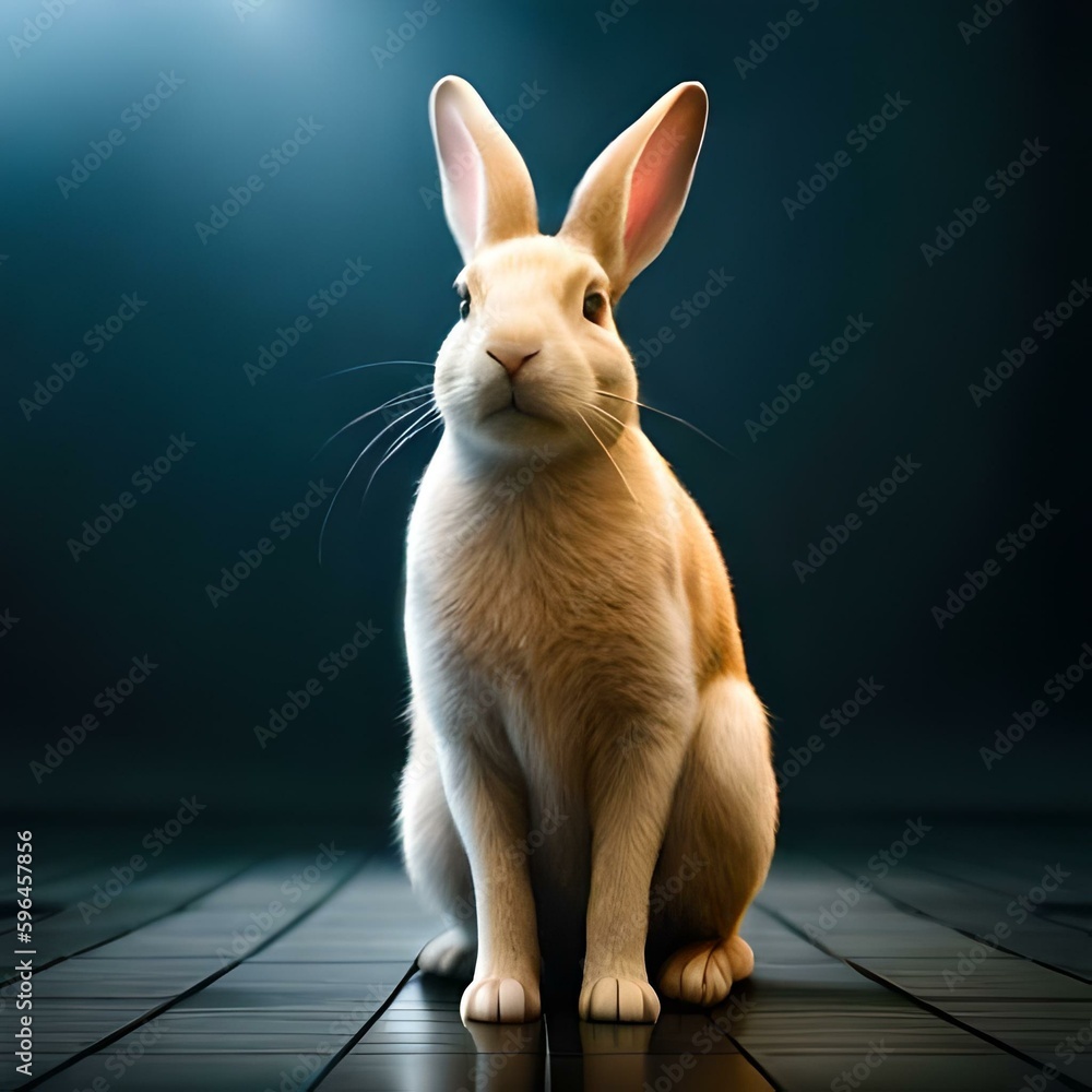 rabbit on the table