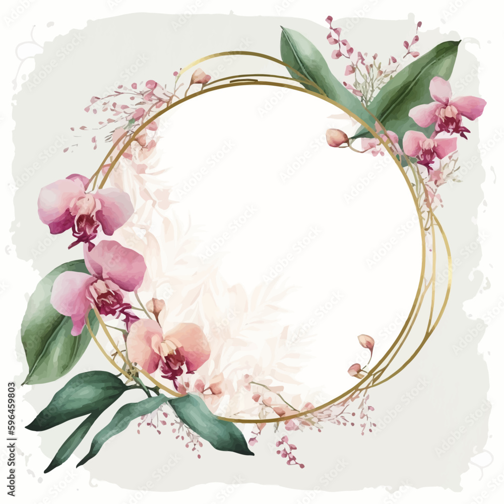 Watercolor Floral Bouquet Set: Pink Peach Blush White Flowers and Branches