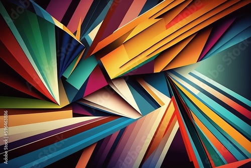 Wallpaper Mural Abstract Art AI Generated Torontodigital.ca