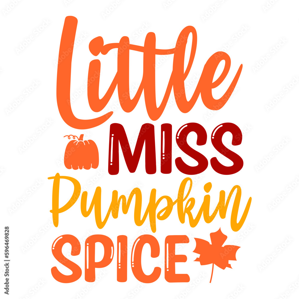 Little Miss Pumpkin Spice svg Little Miss Pumpkin Spice svg
