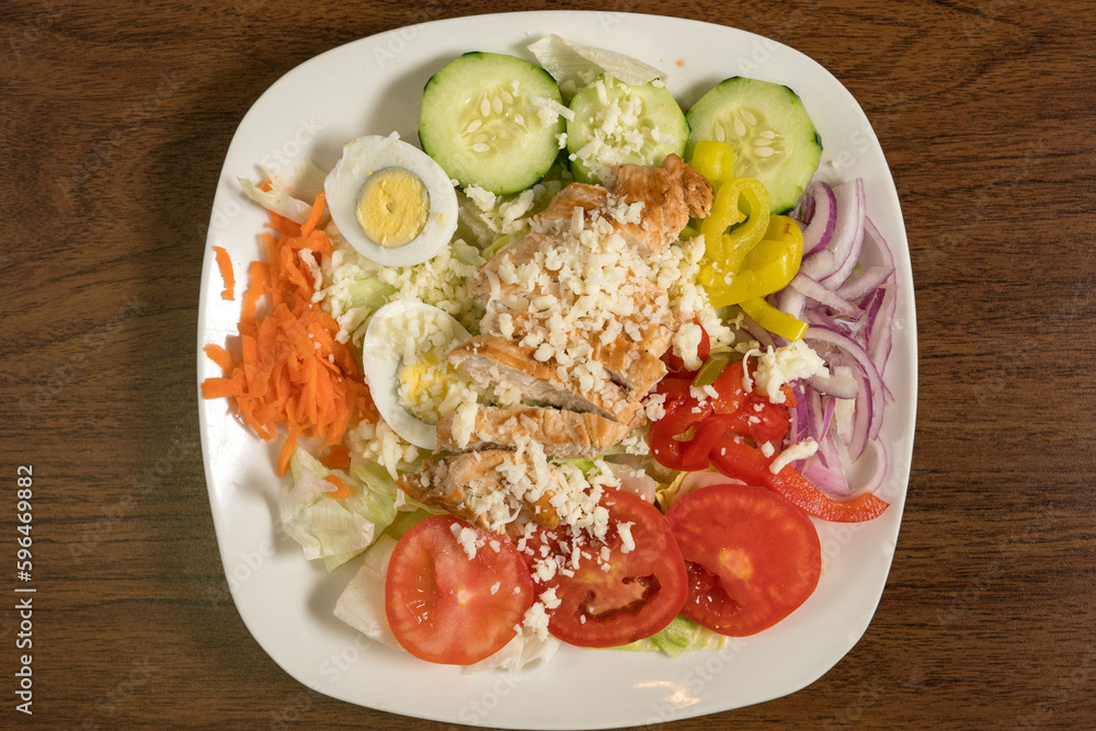 salad with grilled chicken salad with grilled chicken