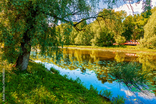 Landscape of the Trubezh River within the city of Pereslavl-Zalessky photo
