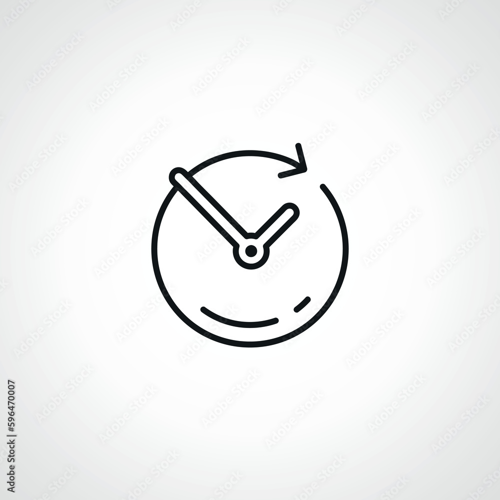 Deadline icon. Time icon. Fast time outline icon. Deadline icon. Time icon. Fast time outline icon.