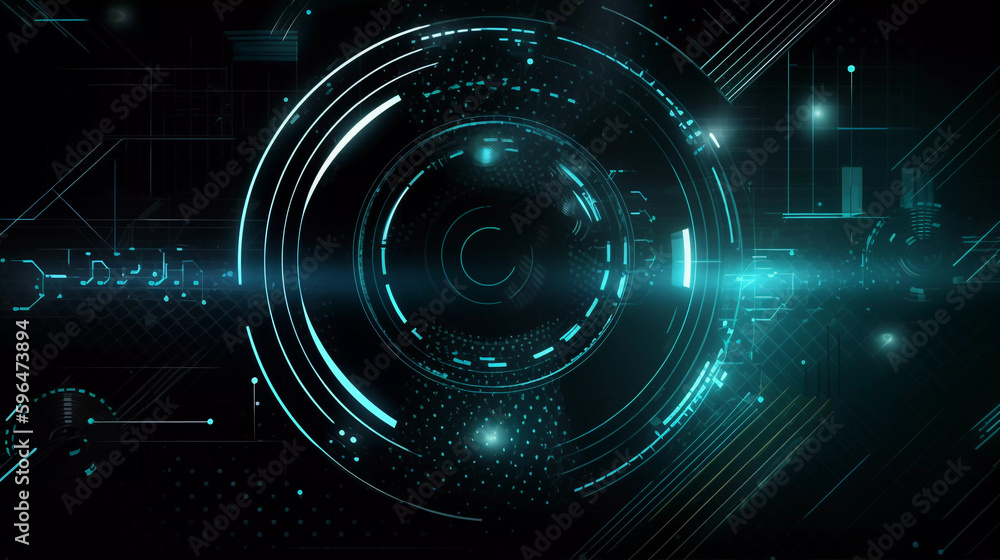 Fototapeta premium abstract technology background