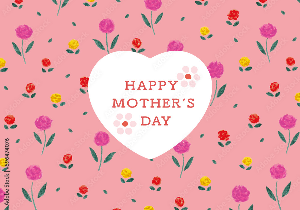 Happy Mother's day! Floral  illustration for greeting cards,  background, card, invitation, banner, social media post, poster, mobile apps, advertising.