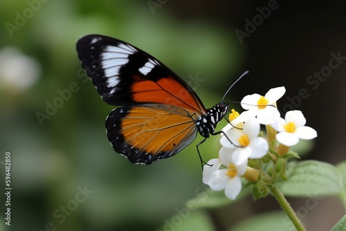monarch butterfly on flower © Chandler