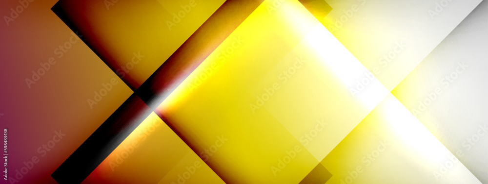 Light and shadow squares and lines abstract background Light and shadow squares and lines abstract background