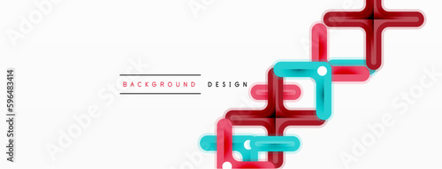 Cross line background minimal geometric template. Design for wallpaper, banner, background, landing page, wall art, invitation, prints, posters
