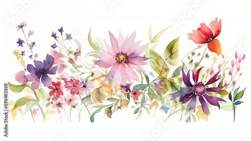 spring flowers background