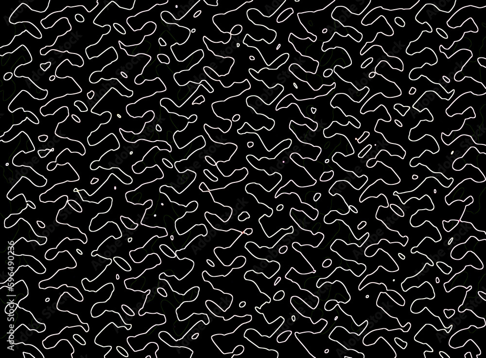Fototapeta premium black and white seamless pattern
