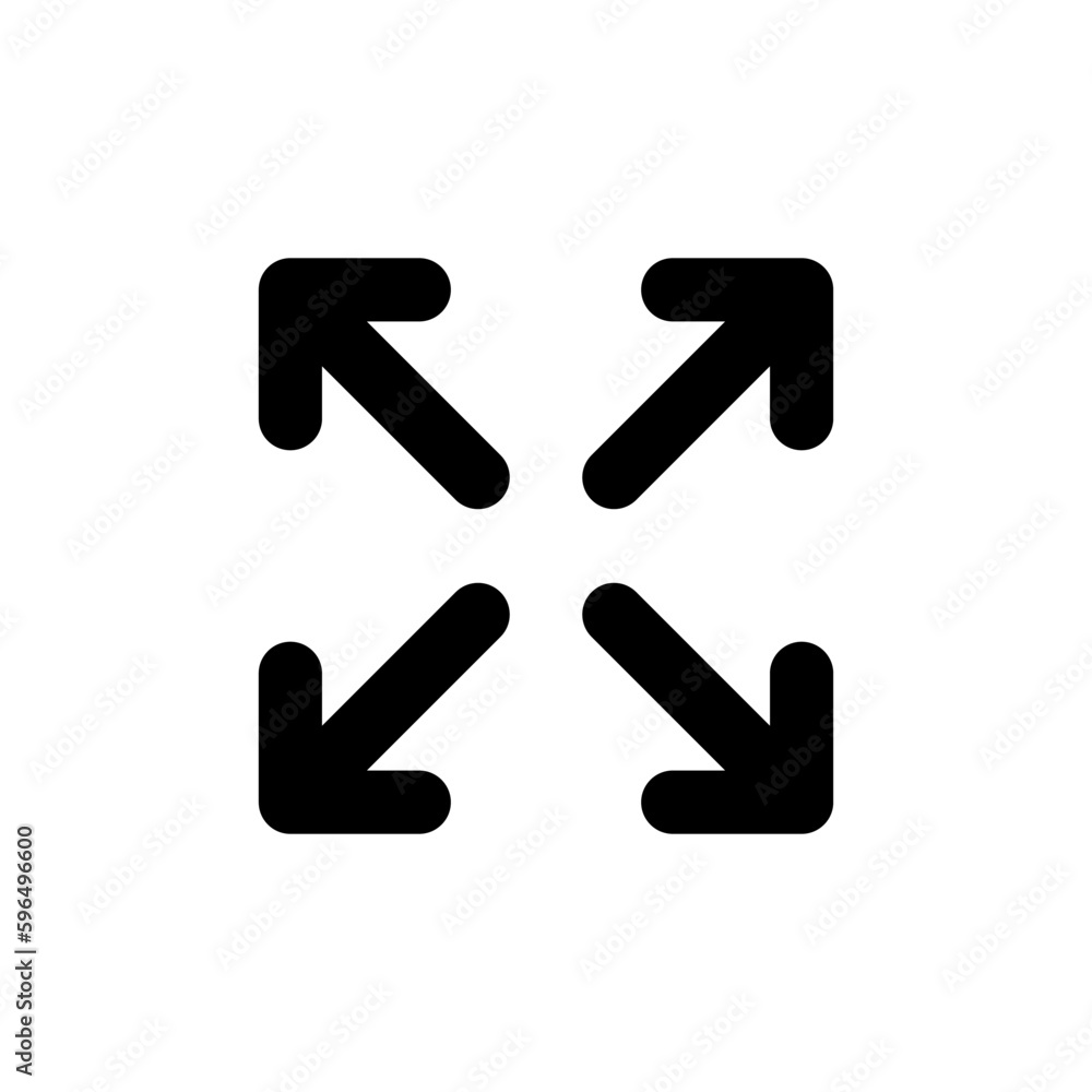 Fullscreen icon vector. expand fullscreen icon Fullscreen icon vector. expand fullscreen icon