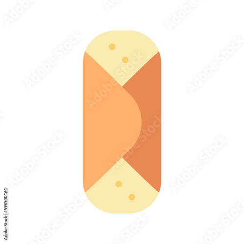 cannoli flat icon