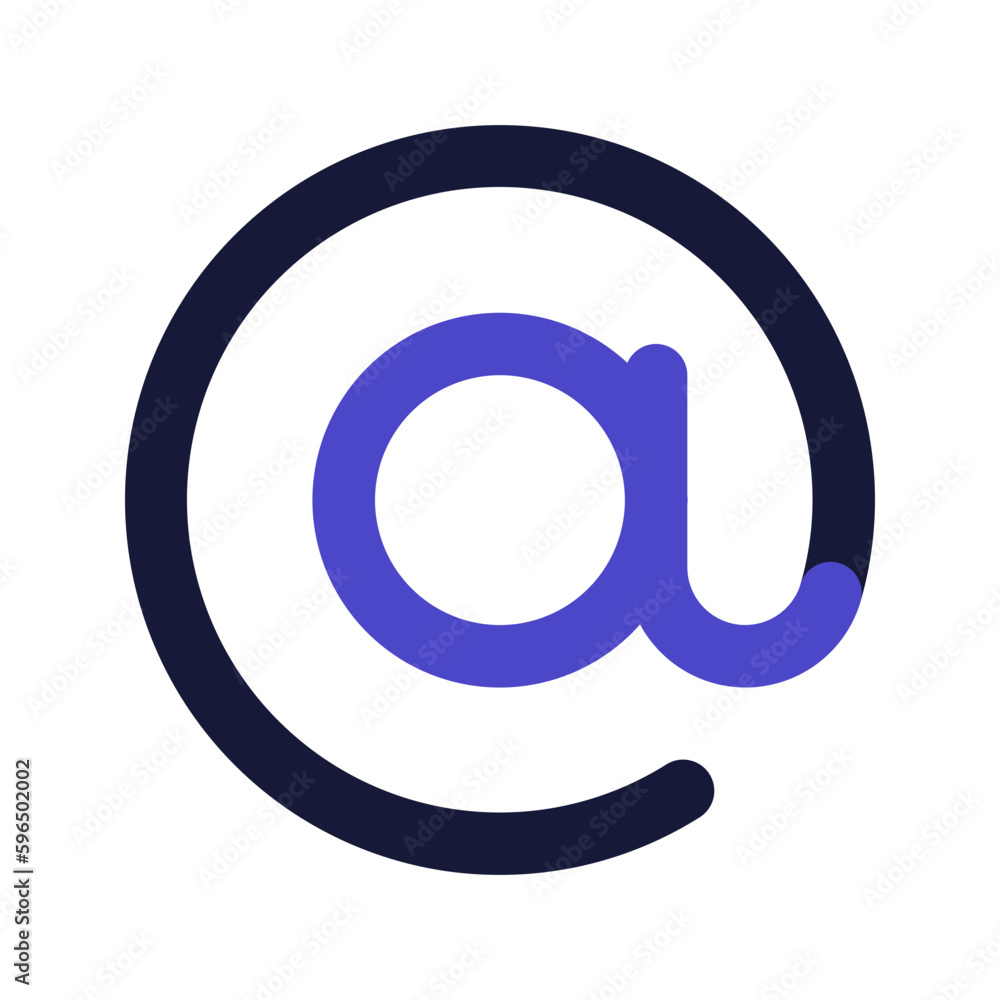 arroba line color icon