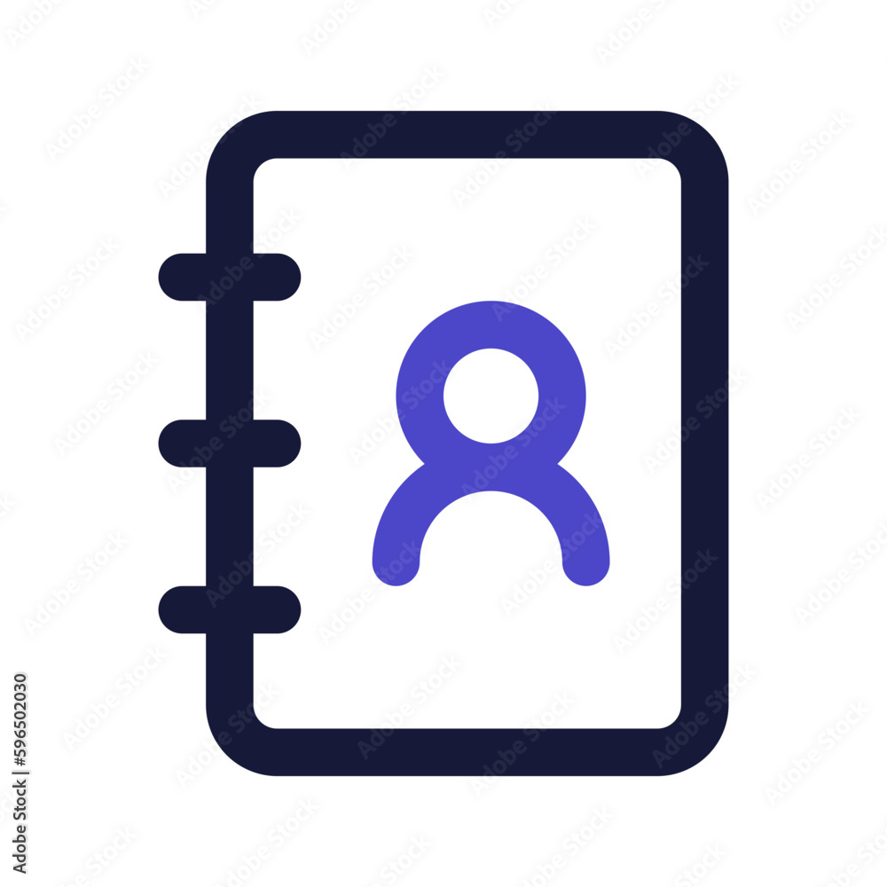contacts line color icon contacts line color icon