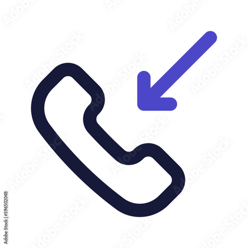 incoming call line color icon