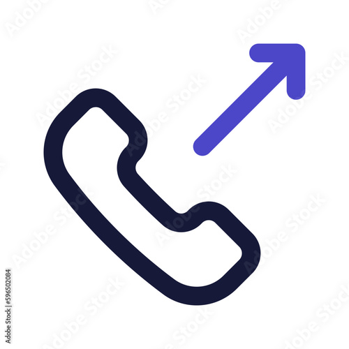 outgoing call line color icon
