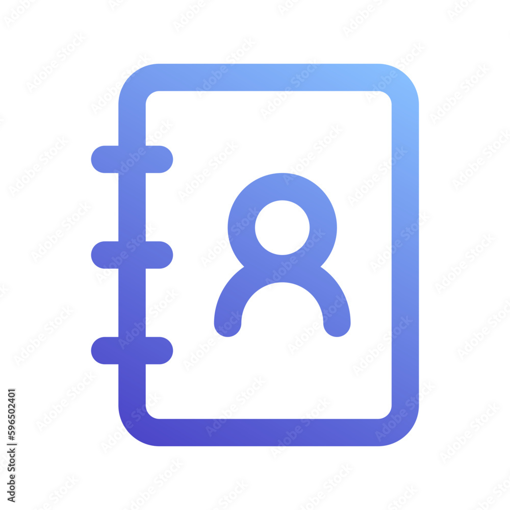 contacts gradient icon contacts gradient icon