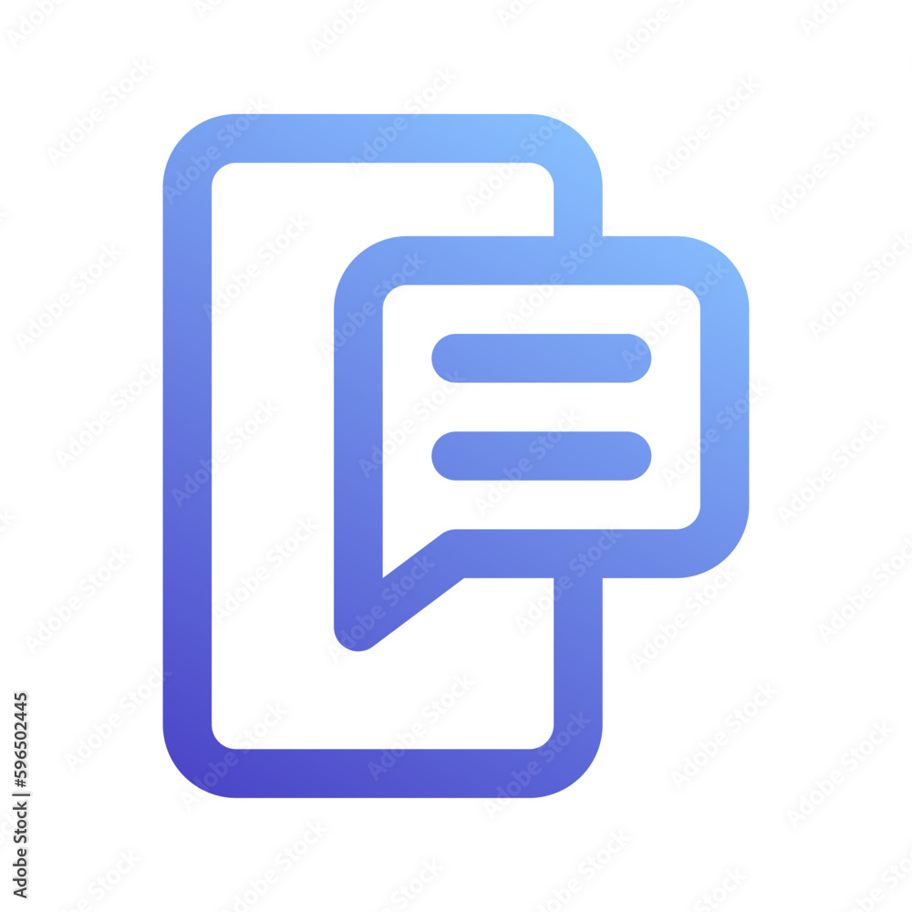 online chat gradient icon online chat gradient icon
