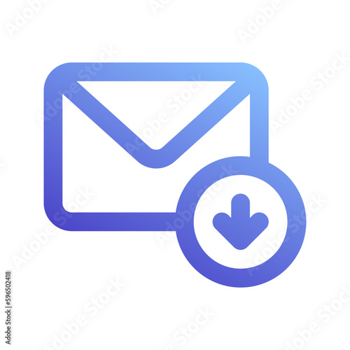 inbox gradient icon