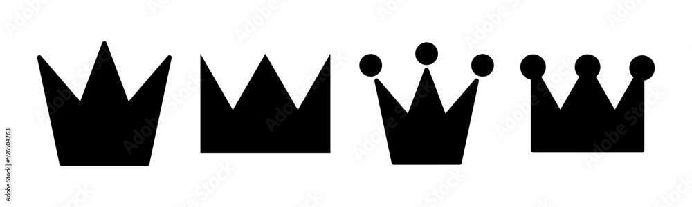 Crown icon vector illustration. crown sign and symbol Crown icon vector illustration. crown sign and symbol
