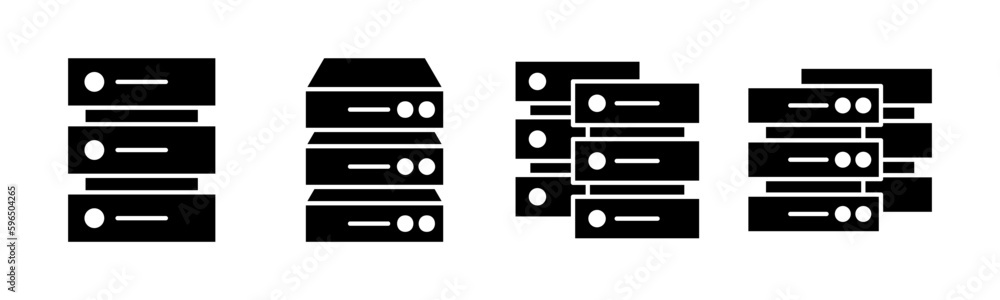 Database icon vector illustration. database sign and symbol Database icon vector illustration. database sign and symbol