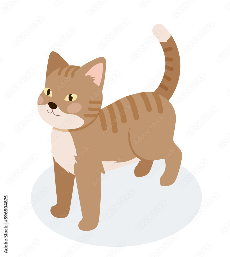 Isometric cats set Isometric cats set