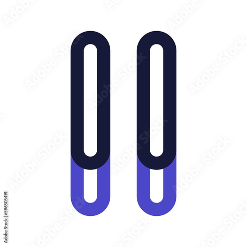 chocolate sticks line color icon