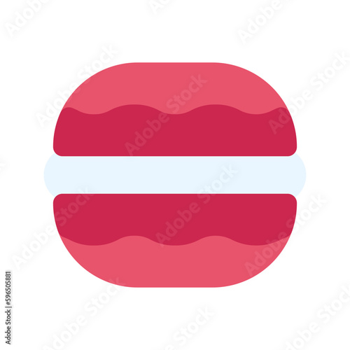 macaron flat icon