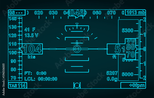 EFIS mini blueprint