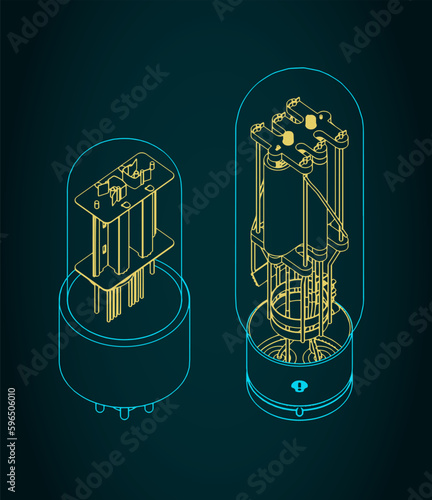 Electron tube illustration