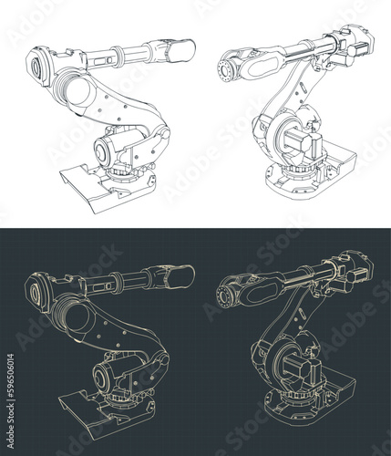 Industrial robot blueprints
