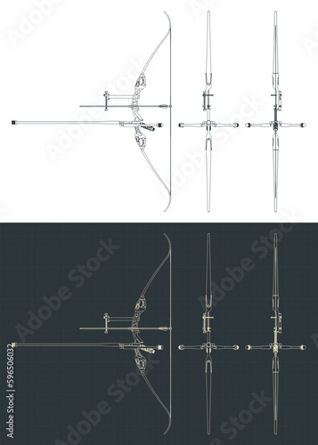 Target recurve bow kit blueprints