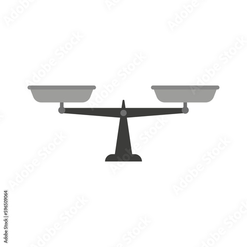 Libra icon, great design for any purposes. Comparison, decision concept. Vector illustration.