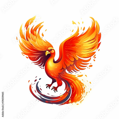 Phoenix Logo. Generative AI