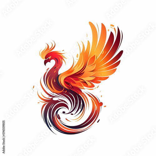 Phoenix Logo. Generative AI