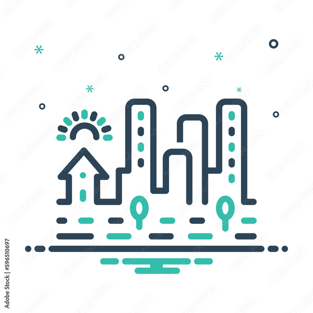 Mix icon for township Mix icon for township