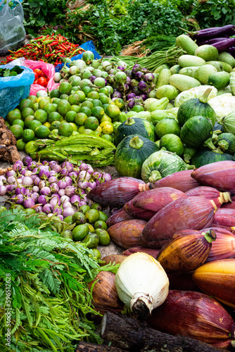 Luang Prabang Street Market in the Morning