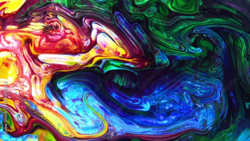 1920x1080 25 Fps. Colorful Paint Flow Spreading Background Texture Video. 1920x1080 25 Fps. Colorful Paint Flow Spreading Background Texture Video.