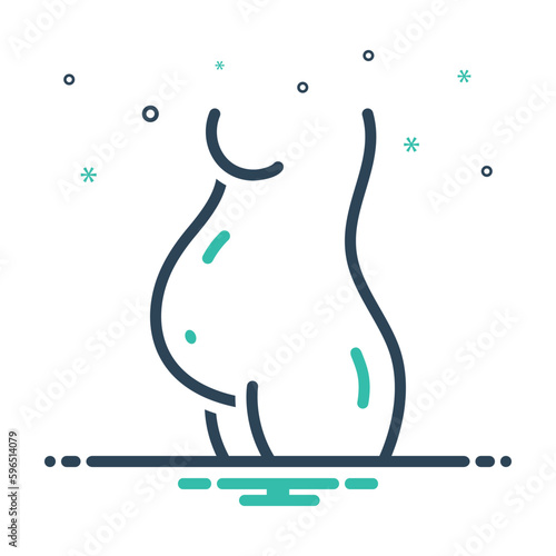 Mix icon for pregnancy