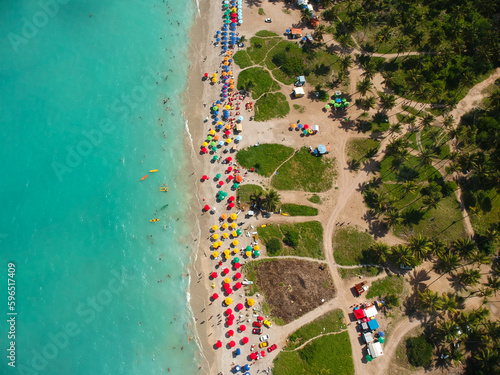 Maragogi, Alagoas. The Brazilian Caribbean. The success of Maragogi is mainly due to its crystalline waters, which at low tide form beautiful natural pools full of small fish. 