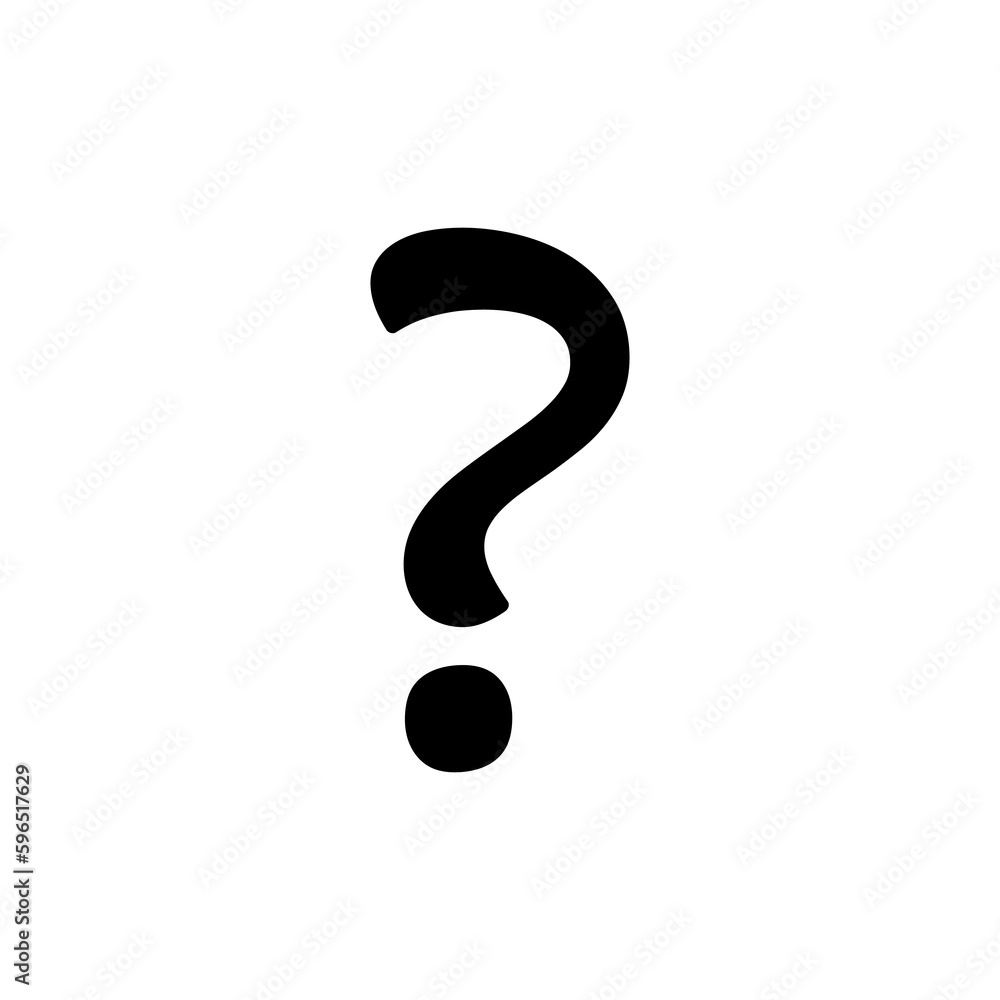 Question Mark Icon Vector Design Illustration on white background..eps Question Mark Icon Vector Design Illustration on white background..eps