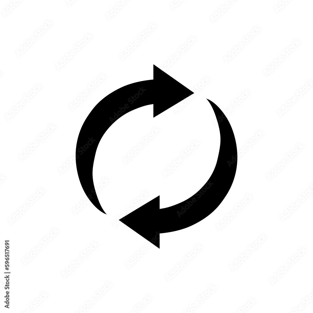 Rotation arrow icon vector. Refresh icon for site and app..eps Rotation arrow icon vector. Refresh icon for site and app..eps