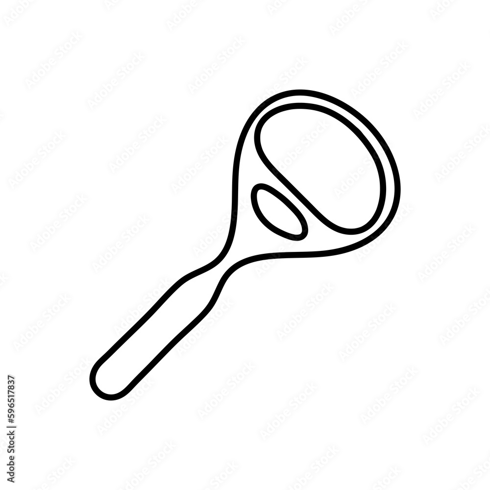Tongue scrapper cleaner for oral hygiene on white background 
