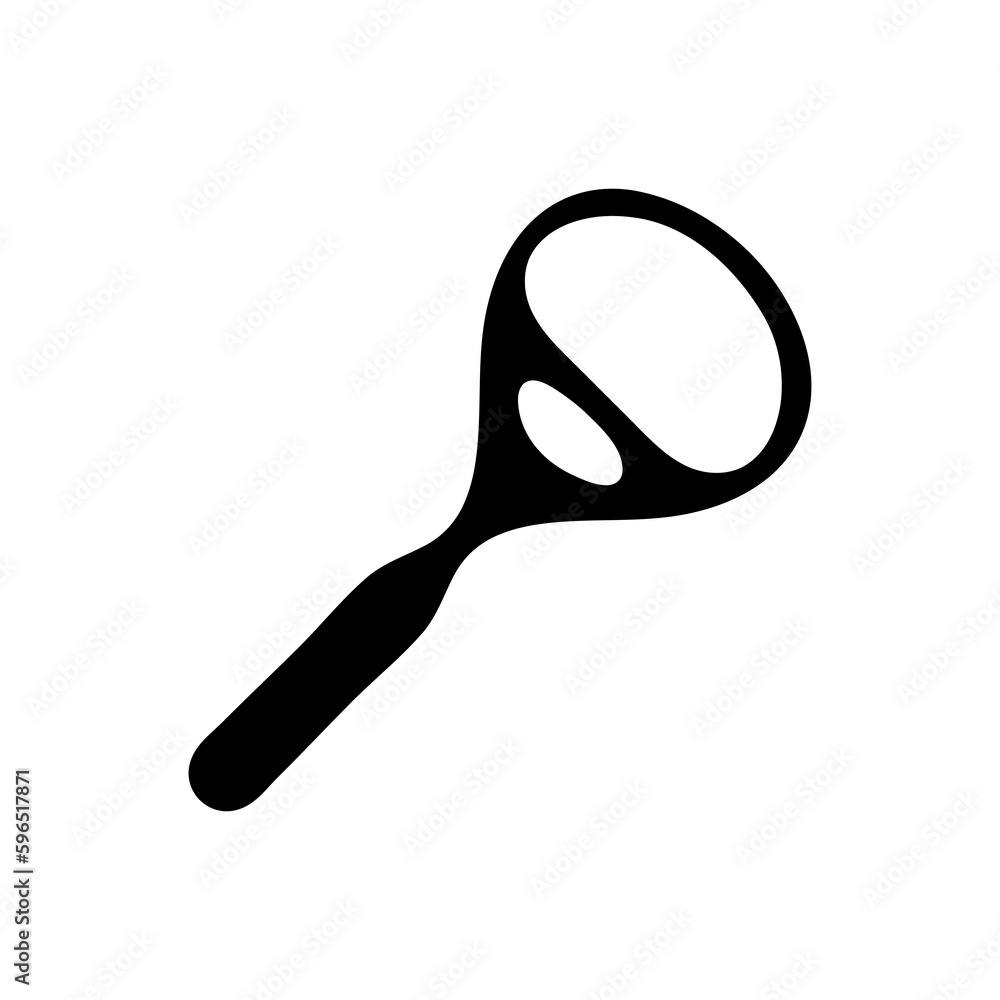 Tongue scrapper cleaner for oral hygiene on white background Tongue scrapper cleaner for oral hygiene on white background