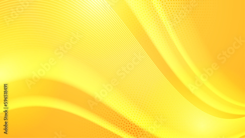 Abstract yellow geometric shapes light silver technology background vector. Modern diagonal presentation background.