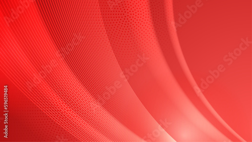 vector red background with dynamic abstract shapes © Roisa