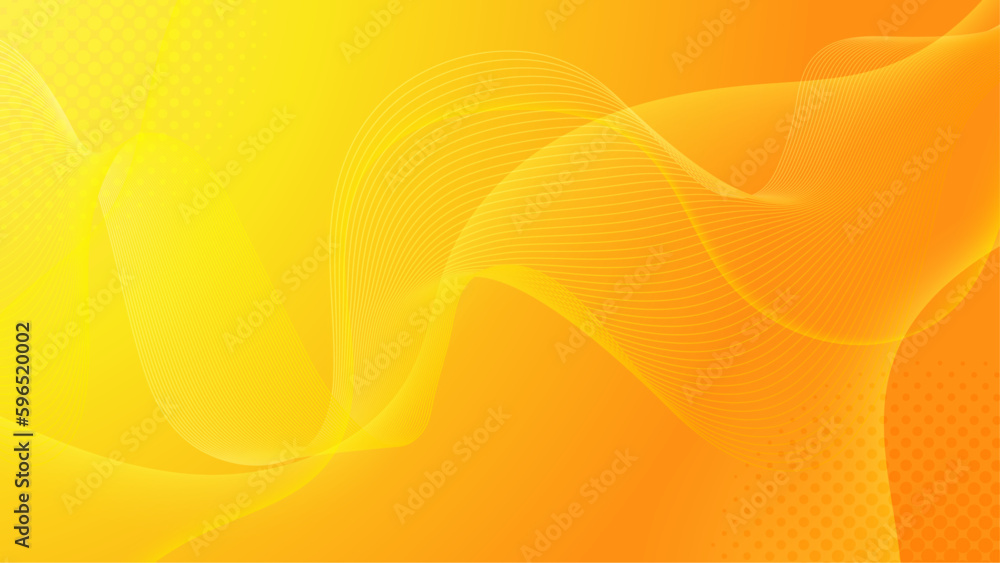 Abstract modern orange gradient waves overlap background with copy space for text. Minimal concept. Vector illustration Abstract modern orange gradient waves overlap background with copy space for text. Minimal concept. Vector illustration